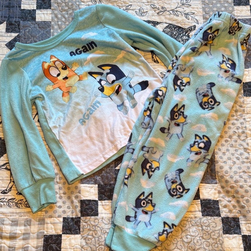 Fleece Bluey PJs